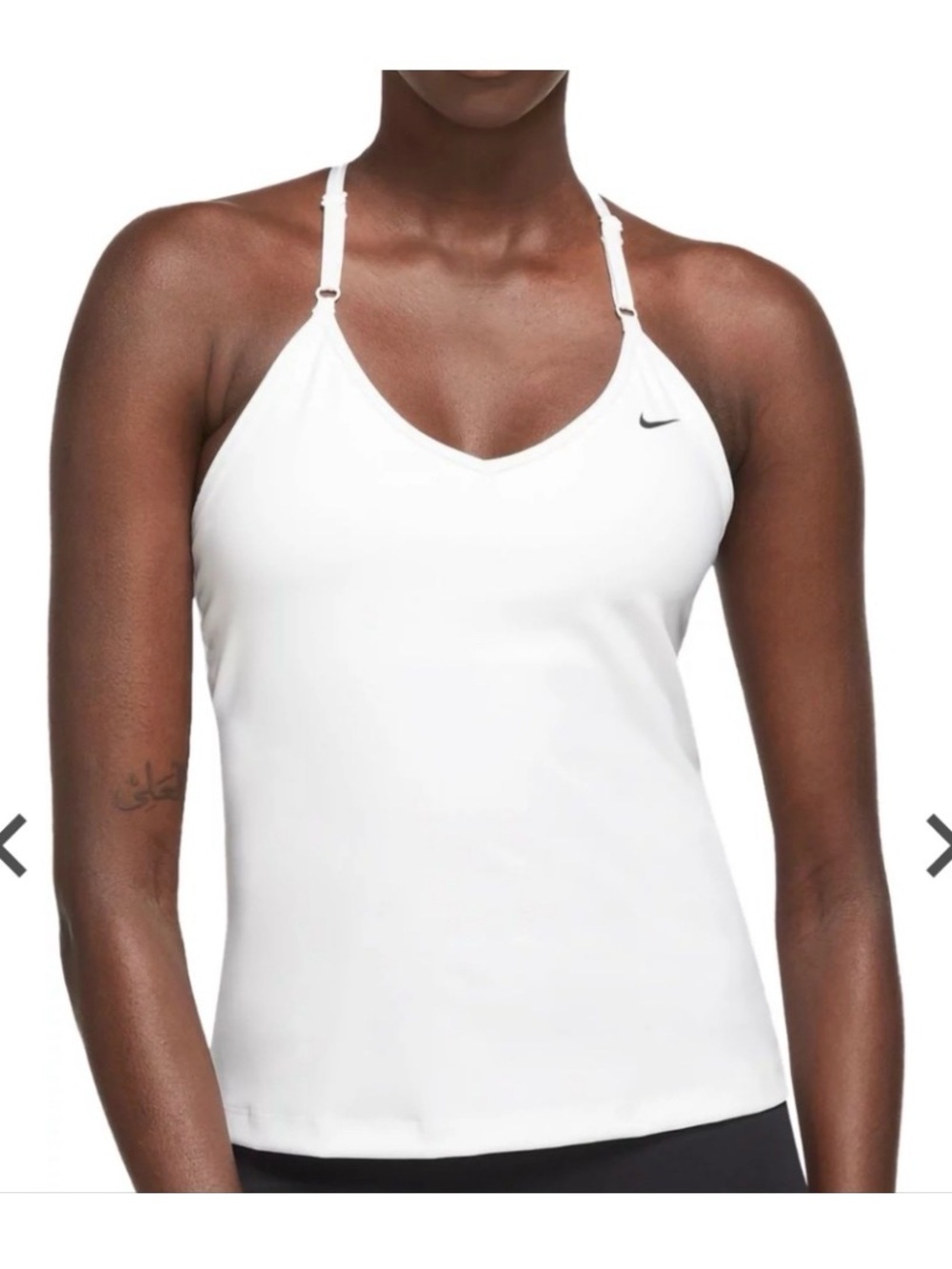 Nike Women's One Dri-FIT tank top Adjustable-Strap bra top size small